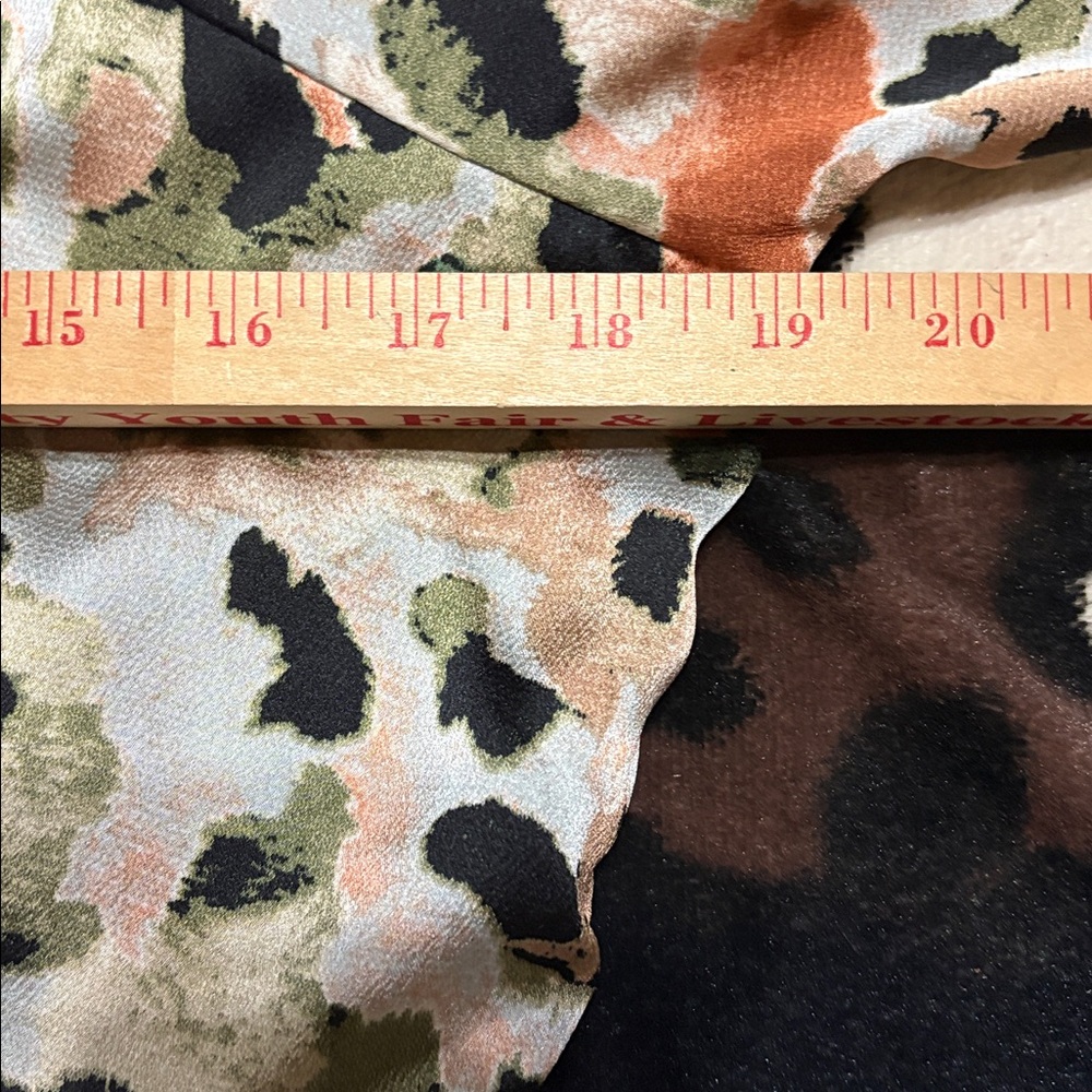 Entro Stylish Multicolor Camouflage Dress; Size XL - Picture 9 of 13